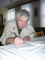 mistrova kresba v kronice vzácných návštěv